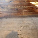 Wood floor before and after cleaning in Latrobe PA