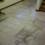 Tile and grout before professional cleaning in Jeanette PA
