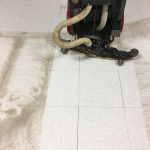 Commercial Cleaning on a white floor in North Huntingdon, PA