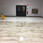 Commercial cleaning on part of floor in North Huntingdon, PA