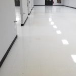 Shiny white floor after commercial cleaning services in North Huntingdon, PA