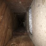 View of duct after professional duct cleaning in Westmoreland County PA
