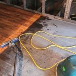 Wood Floor Cleaning equipment beign used in Latrobe PA