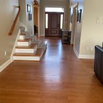 Entryway wood floors after professional cleaning in Latrobe PA