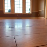 Shiny wood plank floors after cleaning in Latrobe PA