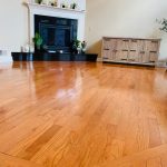 Light wood floors after cleaning in Latrobe PA