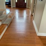 House entryway wood floors after cleaning in Latrobe PA