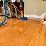 Master Kleen professional using wood for cleaning equipment in Latrobe PA