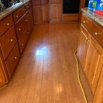 Kitchen floor before wood floor cleaning in Latrobe PA