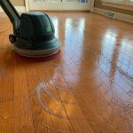 Wood floor cleaning in Latrobe PA with professional equipment
