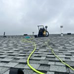 Dryer vent cleaning from a roof in Latrobe PA